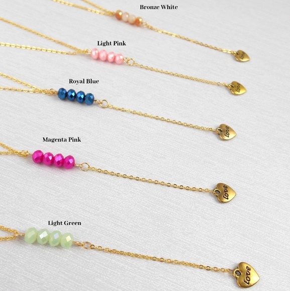 New Beaded Lariat Necklace - Picture 8 of 8